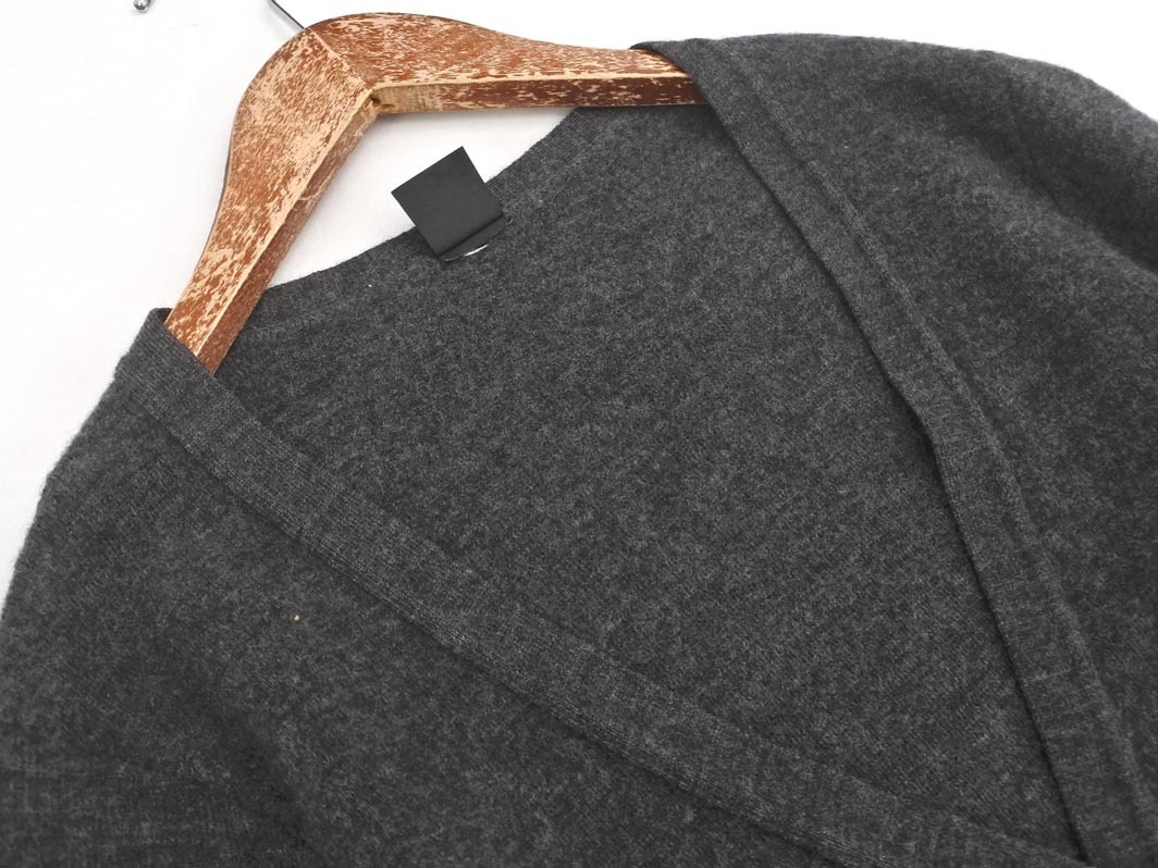 SHIPS シップス ポケット ニット ロング カーディガン グレー ◇■ ☆ fib2 レディース