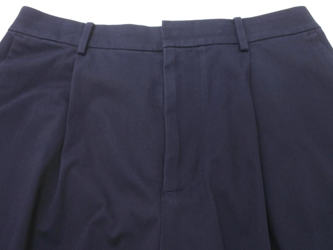 MACKINTOSH LONDON マッキントッシュロンドン タック テーパード クロップド パンツ size40/紺 ◇■ ☆ fib2 レディース_画像2