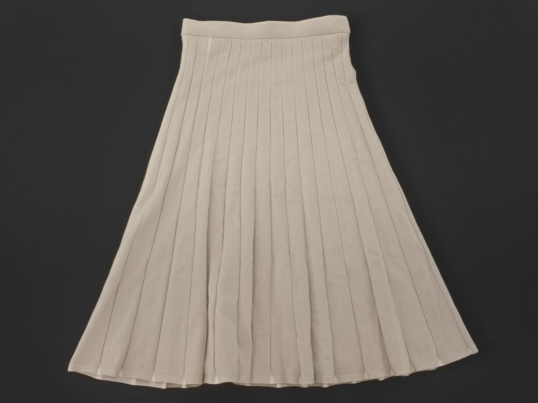 LAUTREAMONT ロートレアモン ニット スカート size40/ベージュ ◇■ ☆ fib1 レディース