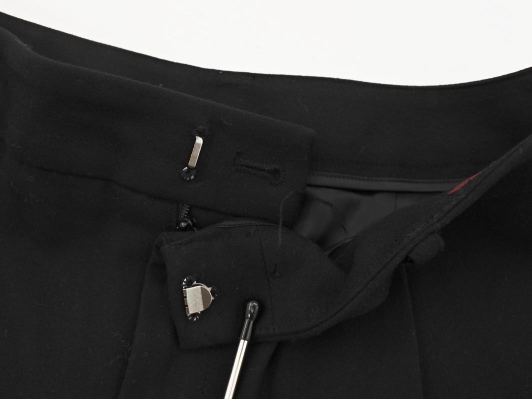 AMACAa мака tuck гаучо брюки size40/ чёрный *# * fib2 женский