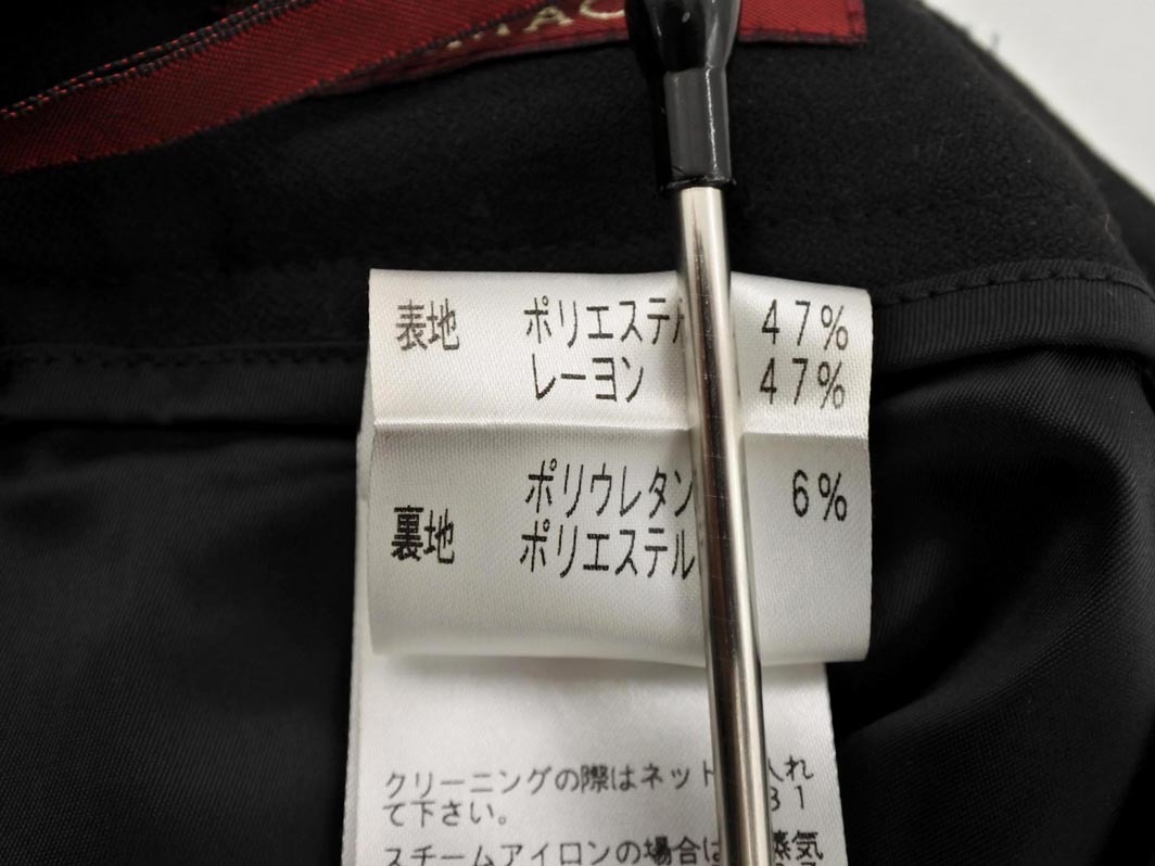 AMACAa мака tuck гаучо брюки size40/ чёрный *# * fib2 женский