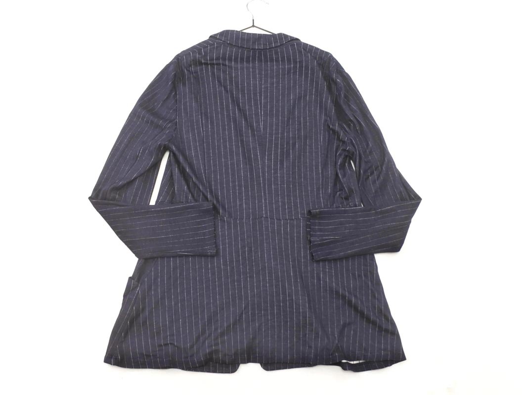 UNTITLED Untitled полоса tailored jacket size2/ темно-синий *# * fib1 женский 