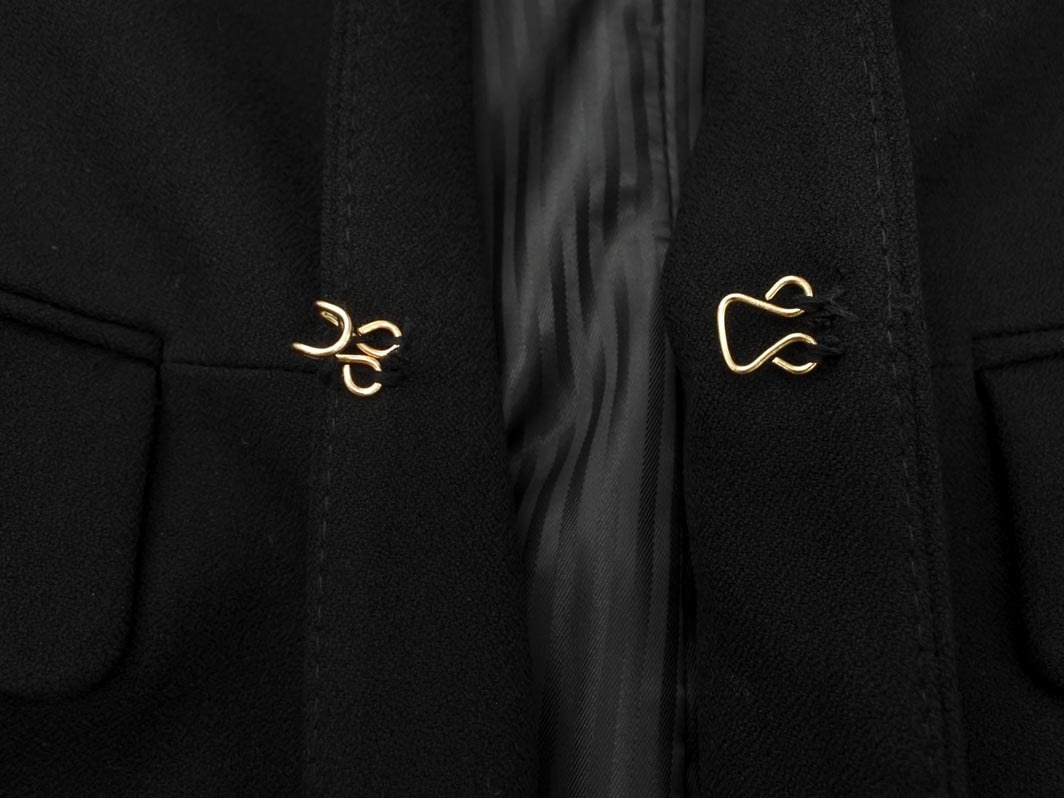 ZARA ザラ スタンドカラー ジャケット sizeL/黒 ◇■ ☆ fib2 レディース_画像5