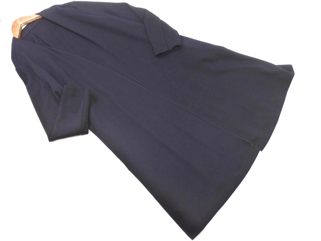 23 район шерсть . длинный кардиган size38/ темно синий *# * fib1 женский 23 район шерсть . длинный кардиган size38/ темно синий *# * fib1 женский