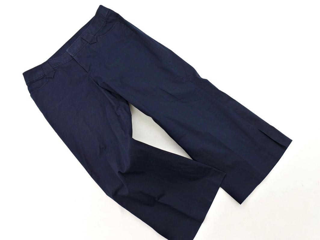 COMME CA DU MODE コム サ デ モード クロップド パンツ size11/紺 ■■ ☆ fib2 レディース