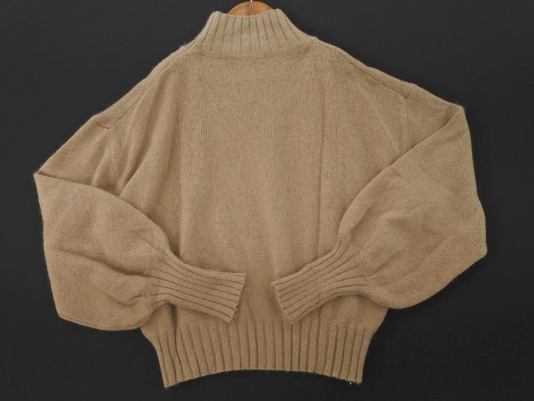 Heather ヘザー ウール混 モックネック ニット セーター sizeF/ベージュ ◇■ ☆ fib1 レディース