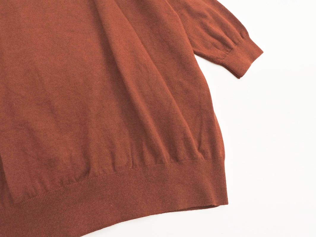 INED イネド ビジュー ニット セーター size9/ブラウン ◇■ ☆ fib1 レディース