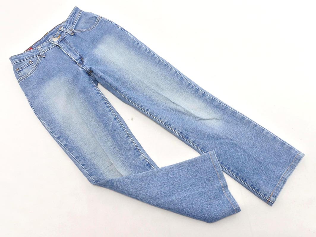 EDWIN エドウィン USED加工 ストレッチ デニムパンツ size28/青 ■■ ☆ fib6 レディース