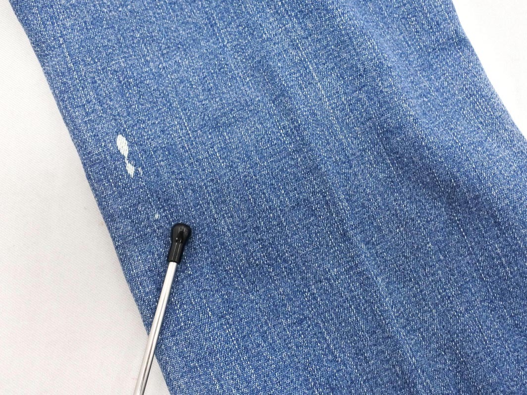 EDWIN エドウィン USED加工 ストレッチ デニムパンツ size28/青 ■■ ☆ fib6 レディース