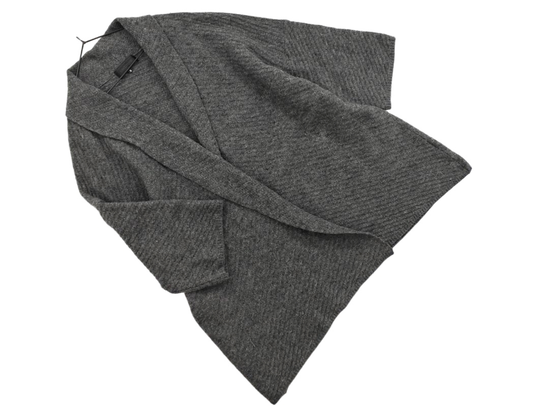 UNTITLED Untitled шерсть 100% шаль болеро кардиган size2/ серый *# * fib6 женский UNTITLED Untitled шерсть 100% шаль болеро кардиган size2/ серый *# * fib6 женский