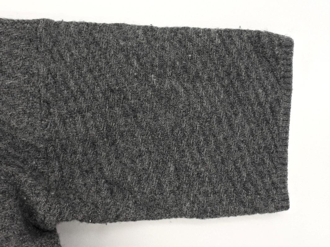 UNTITLED Untitled шерсть 100% шаль болеро кардиган size2/ серый *# * fib6 женский