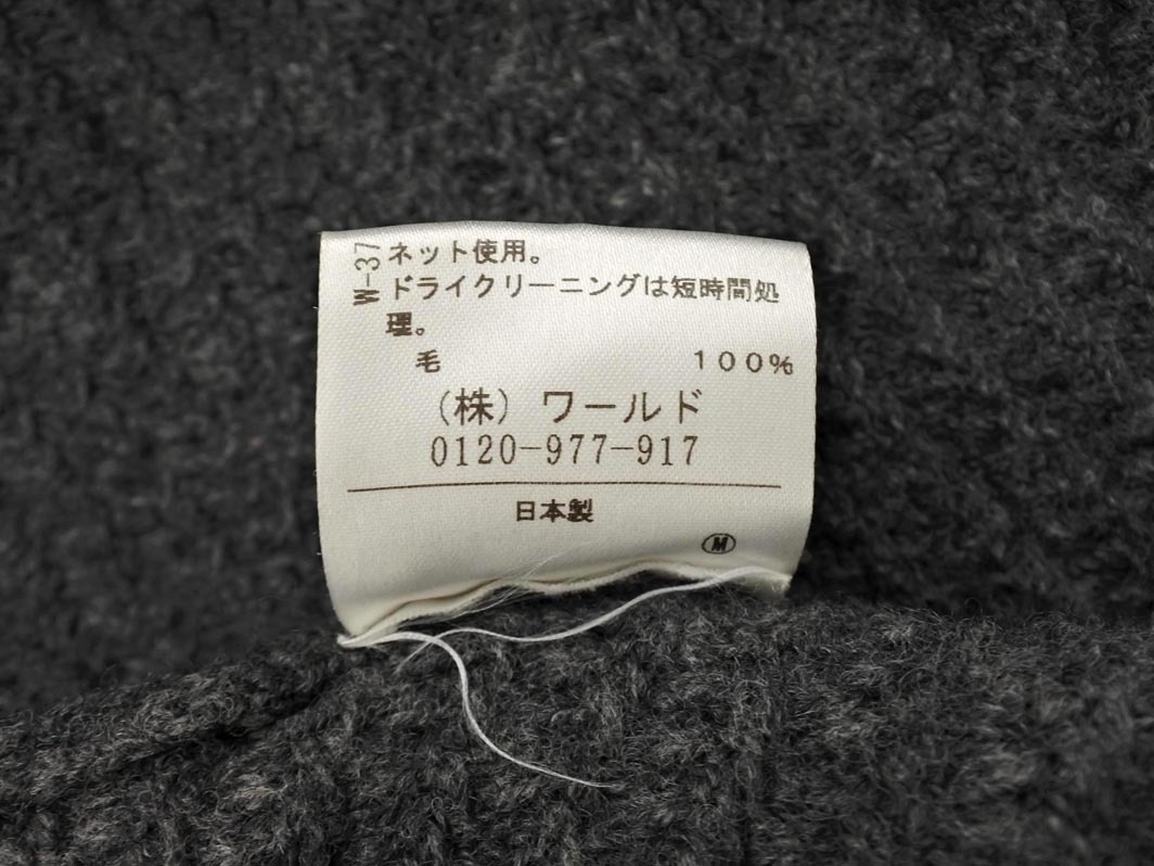 UNTITLED Untitled шерсть 100% шаль болеро кардиган size2/ серый *# * fib6 женский