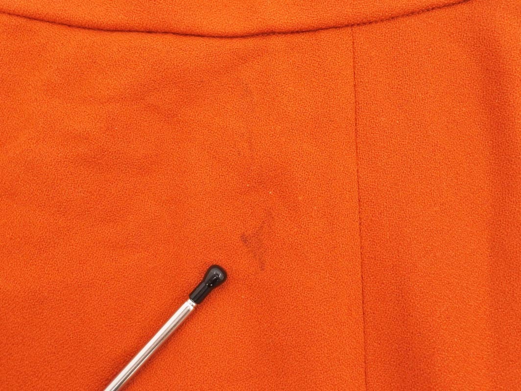 KUMIKYOKU 組曲 ウール100% ロング フレア スカート size2/オレンジ ◇■ ☆ fib6 レディース