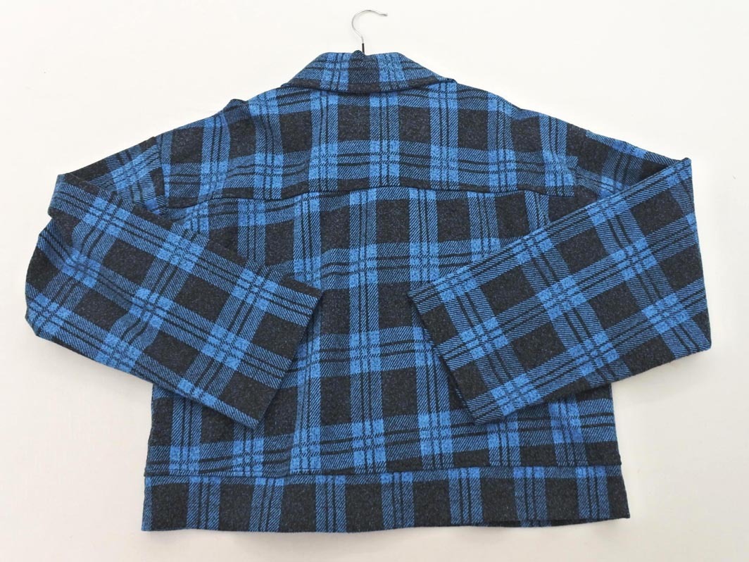ZARA TRF ザラ トラファ チェック シャツ ジャケット sizeM/黒ｘ青 ◇■ ☆ fib6 レディース_画像7