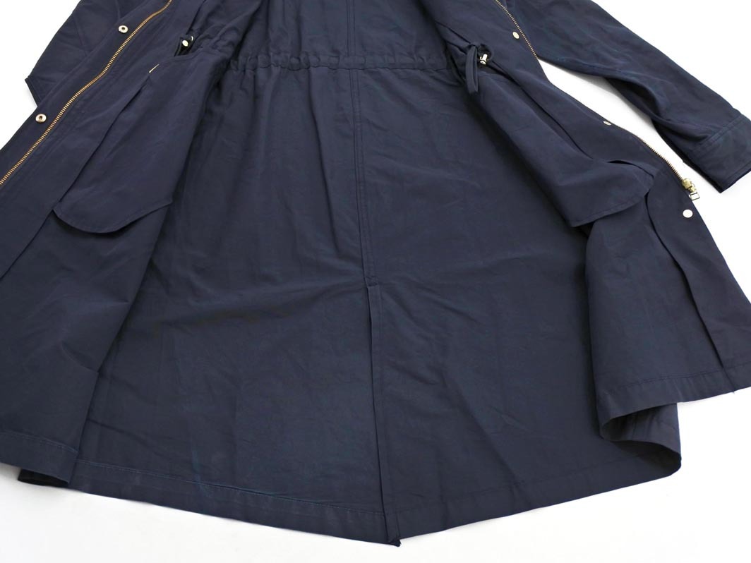 GLOBAL WORK グローバルワーク フード コート sizeM/紺 ◇■ ☆ fib6 レディース_画像5