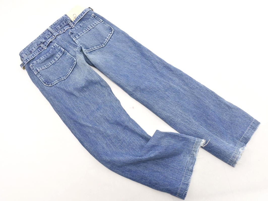 johnbull ジョンブル USED加工 デニムパンツ sizeS/青 ■■ ☆ fib6 レディース