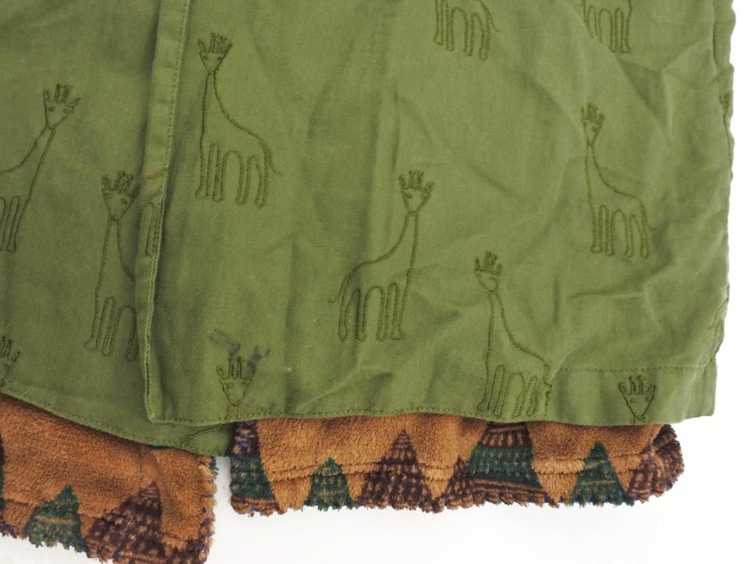 Ne-net ネネット きりん刺繍 3WAY ロング コート size2/カーキ ◇■ ☆ fib6 レディース_画像2