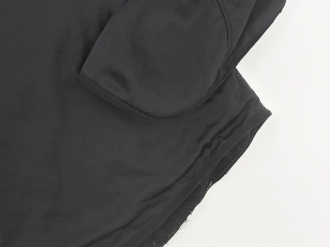 NIKE ナイキ 裏起毛 ロゴ プリント ハーフジップ カットソー sizeL/黒 ◇■ ☆ fib7 メンズ_画像3