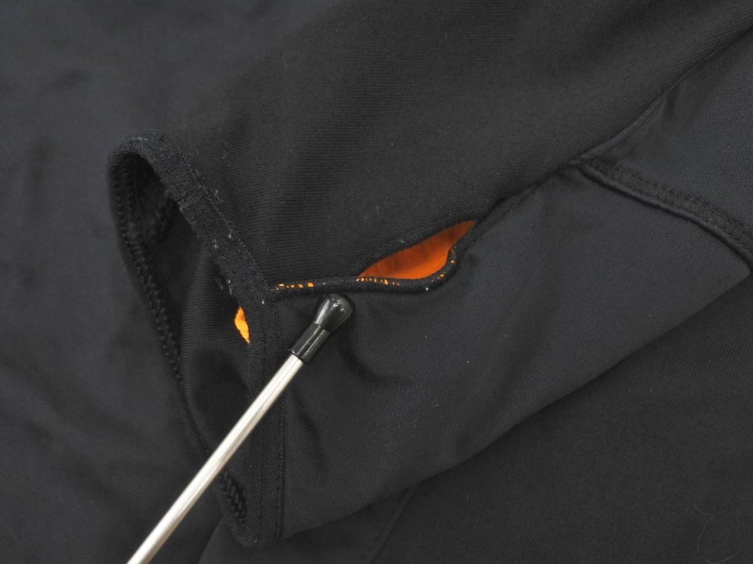 NIKE ナイキ 裏起毛 ロゴ プリント ハーフジップ カットソー sizeL/黒 ◇■ ☆ fib7 メンズ_画像6