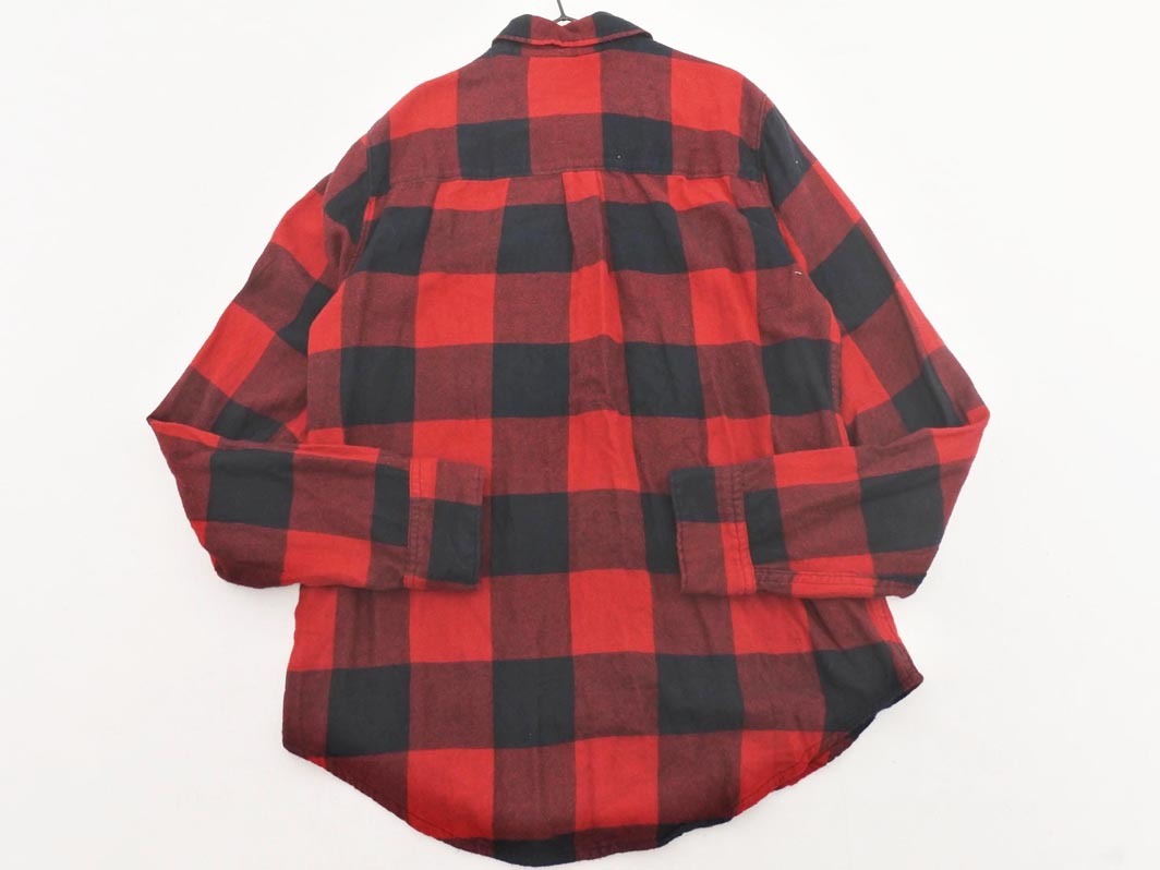 Abercrombie & Fitch アバクロンビー&フィッチ チェック ネル シャツ sizeS/黒x赤 ◇■ ☆ fib7 レディース_画像5