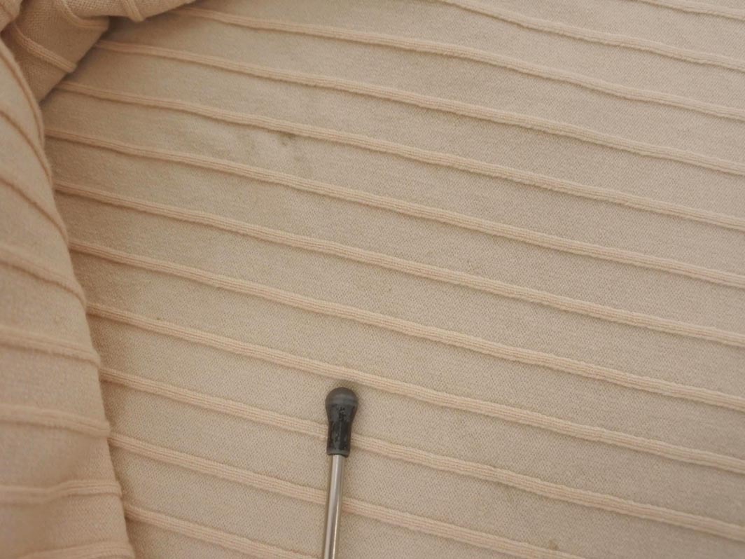 AZUL BY MOUSSY azur bai Moussy длинный вязаный One-piece sizeM/ свет бежевый *# * fib7 женский