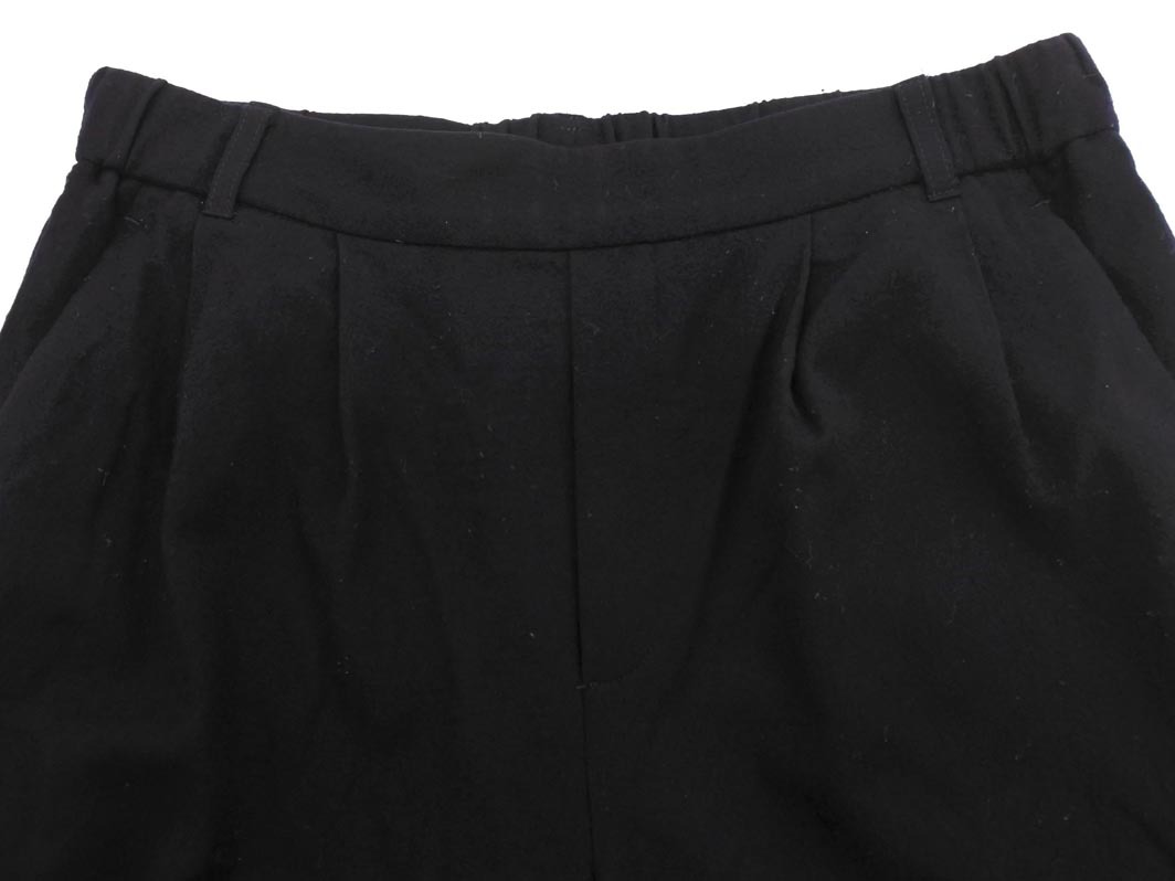 23區(qū) ウール混 テーパード パンツ size38/黒 ◇■ ☆ fib7 レディース