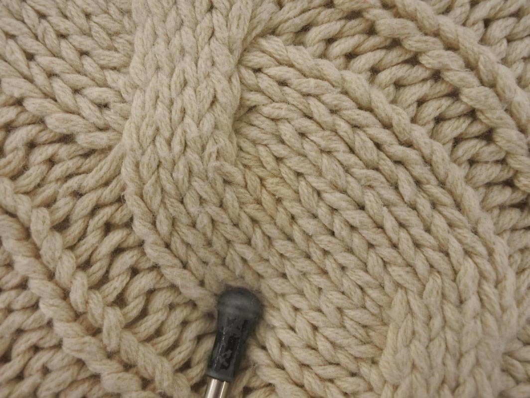 who’s who Chico フーズフーチコ ケーブル編み スカート sizeF/ベージュ ◇■ ☆ fib7 レディース_画像4