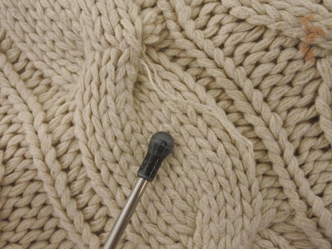 who’s who Chico フーズフーチコ ケーブル編み スカート sizeF/ベージュ ◇■ ☆ fib7 レディース_画像7