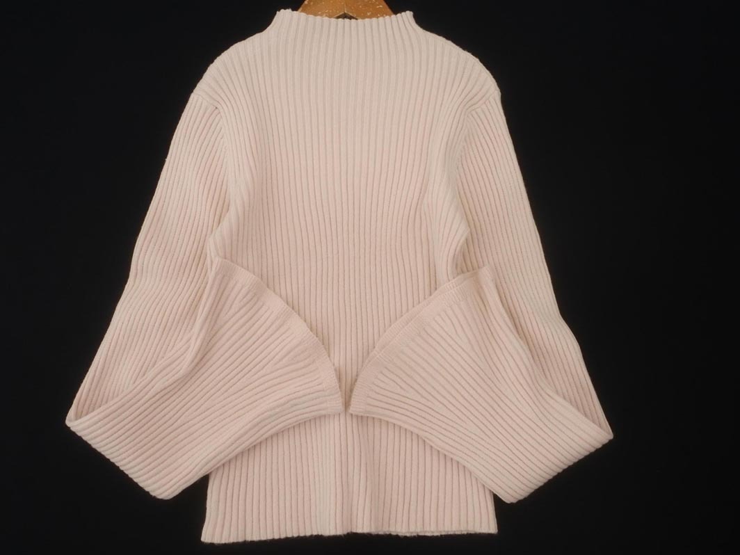 Heather ヘザー ハイネック フレアスリーブ ニット セーター sizeF/ピンク ◇■ ☆ fib7 レディース_画像4