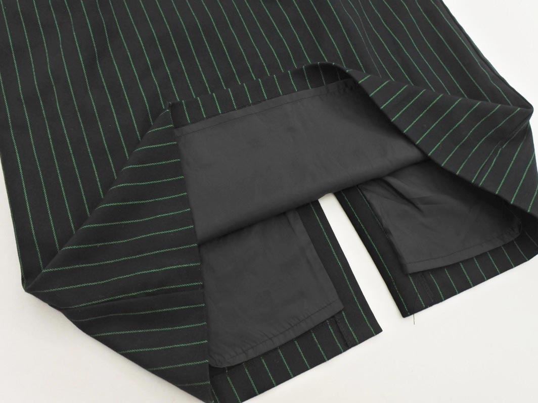 KBF ケービーエフ アーバンリサーチ ストライプ ジャンパー スカート sizeONE/黒ｘ緑 ■■ ☆ fib7 レディース_画像4