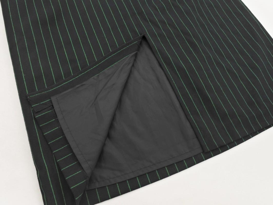 KBF ケービーエフ アーバンリサーチ ストライプ ジャンパー スカート sizeONE/黒ｘ緑 ■■ ☆ fib7 レディース_画像6