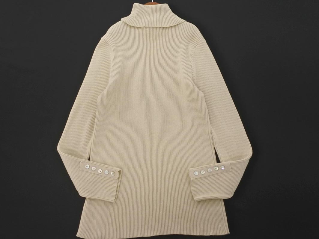 CLASSICAL ELF クラシカルエルフ リブ タートルネック ニット セーター sizeL/アイボリー ◇■ ☆ fib7 レディース_画像5