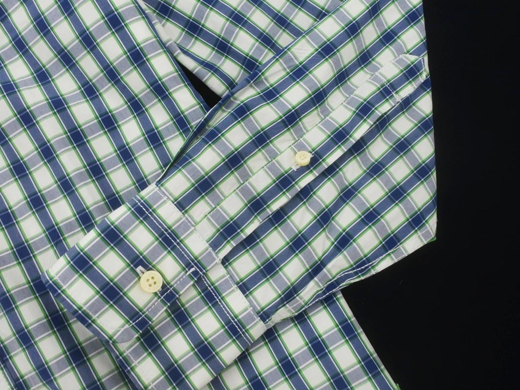 Abercrombie & Fitch アバクロンビー＆フィッチ チェック ボタンダウン シャツ sizeM/紺ｘ緑ｘ白 ◇■ ☆ fib7 メンズ