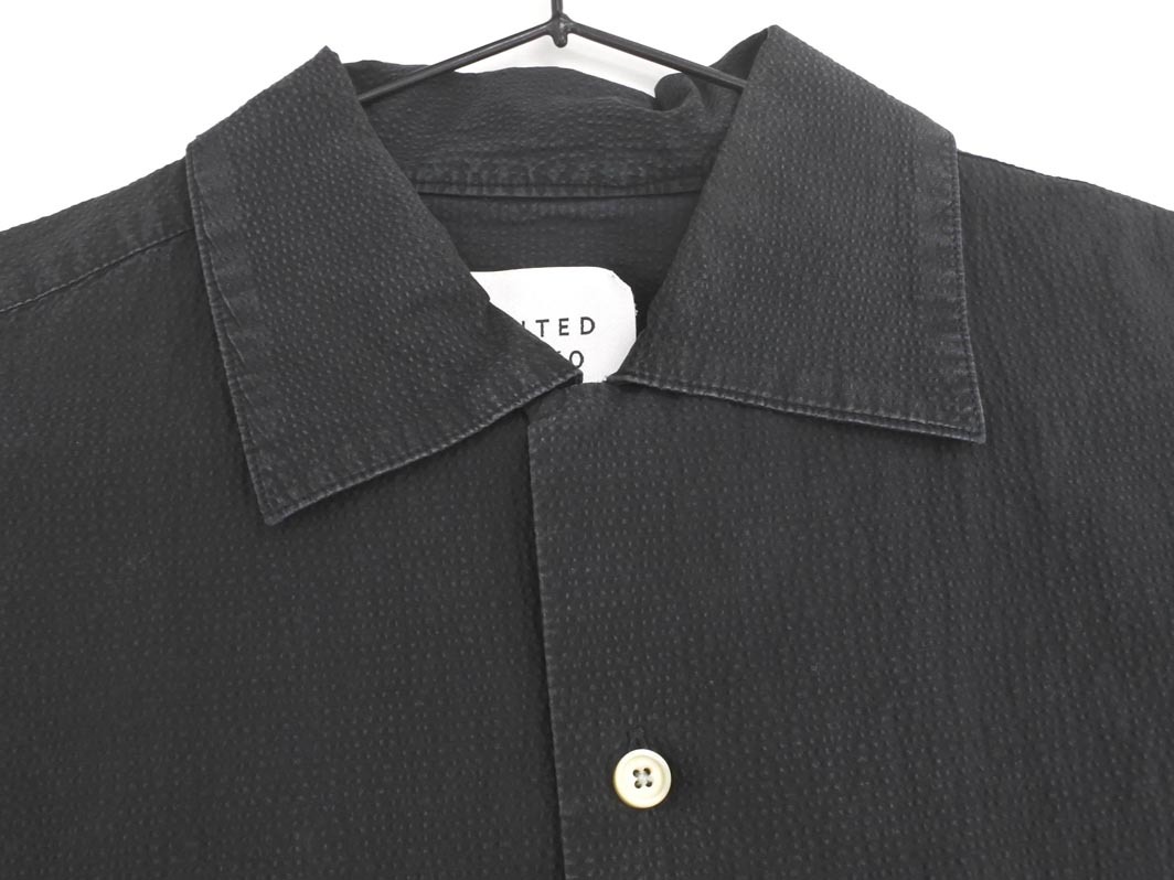 ネコポスOK UNITED TOKYO ユナイテッドトウキョウ シャツ size2/黒 ■◆ ☆ fib9 メンズ_画像4