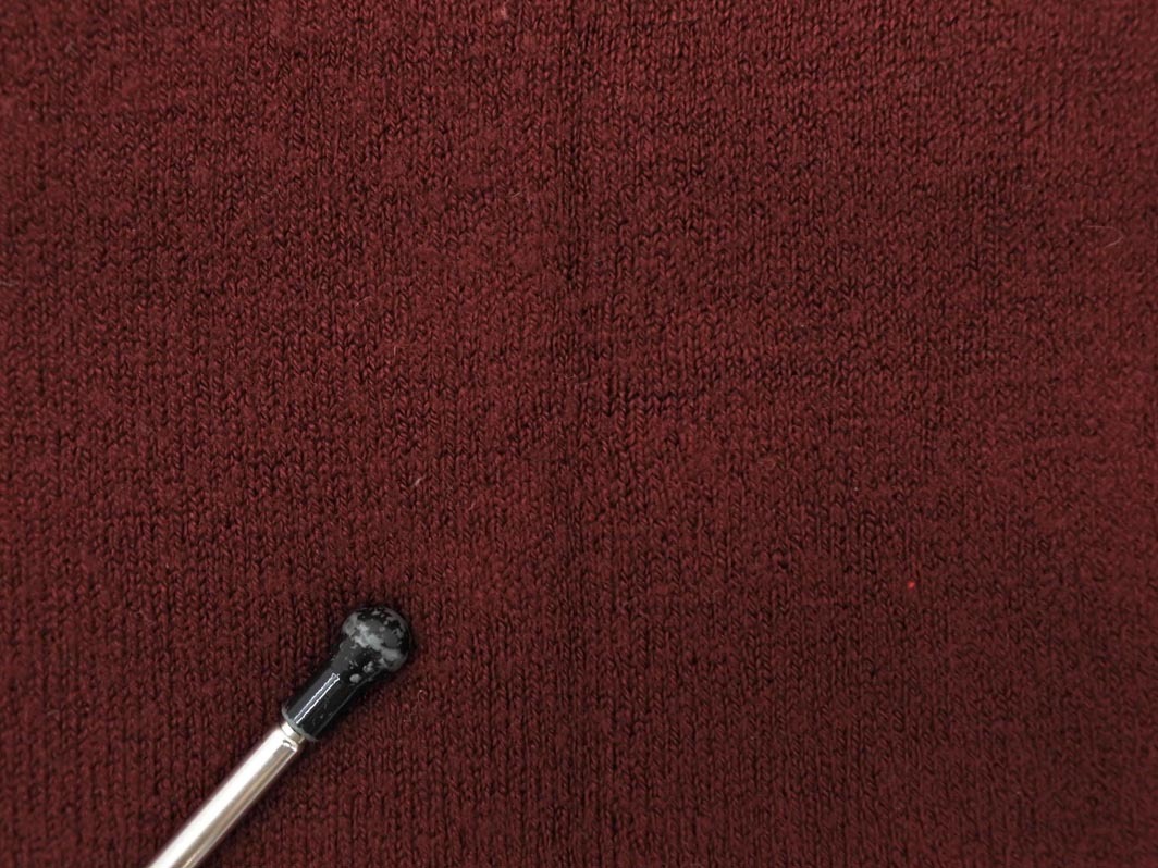 AZUL BY MOUSSY アズールバイマウジー Vネック ニット セーター sizeM/えんじ ◇■ ☆ fib8 レディース_画像6