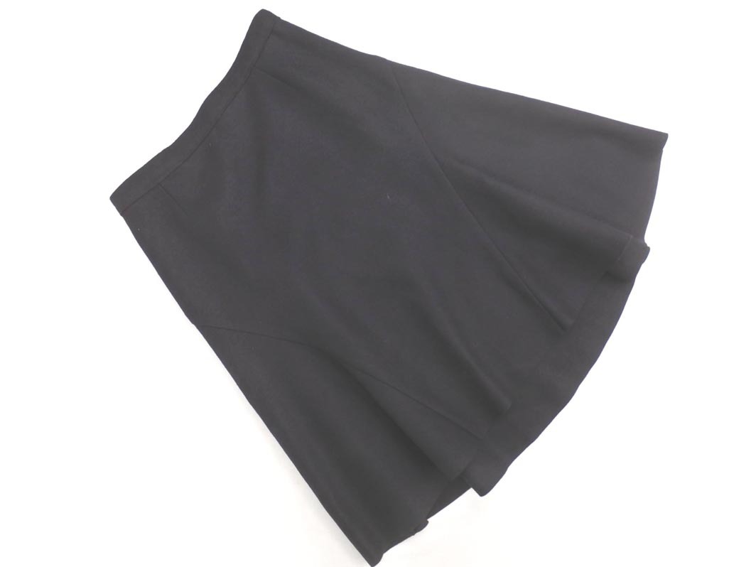 新品 ROPE ロペ ウール100% フレア スカート size38/濃紺 ◇■ ☆ fib9 レディース