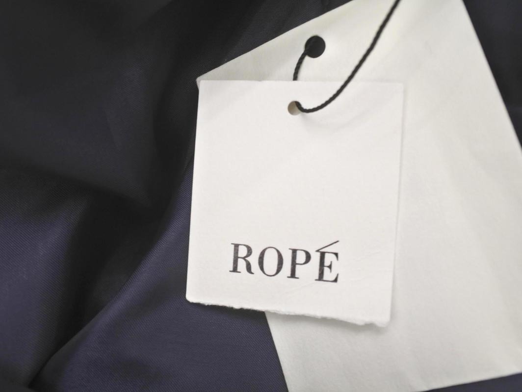 新品 ROPE ロペ ウール100% フレア スカート size38/濃紺 ◇■ ☆ fib9 レディース