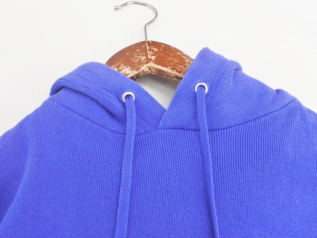 Mila Owen ミラオーウェン パーカー フード ニット セーター size0/青 ◇■ ☆ fib9 レディース_画像3