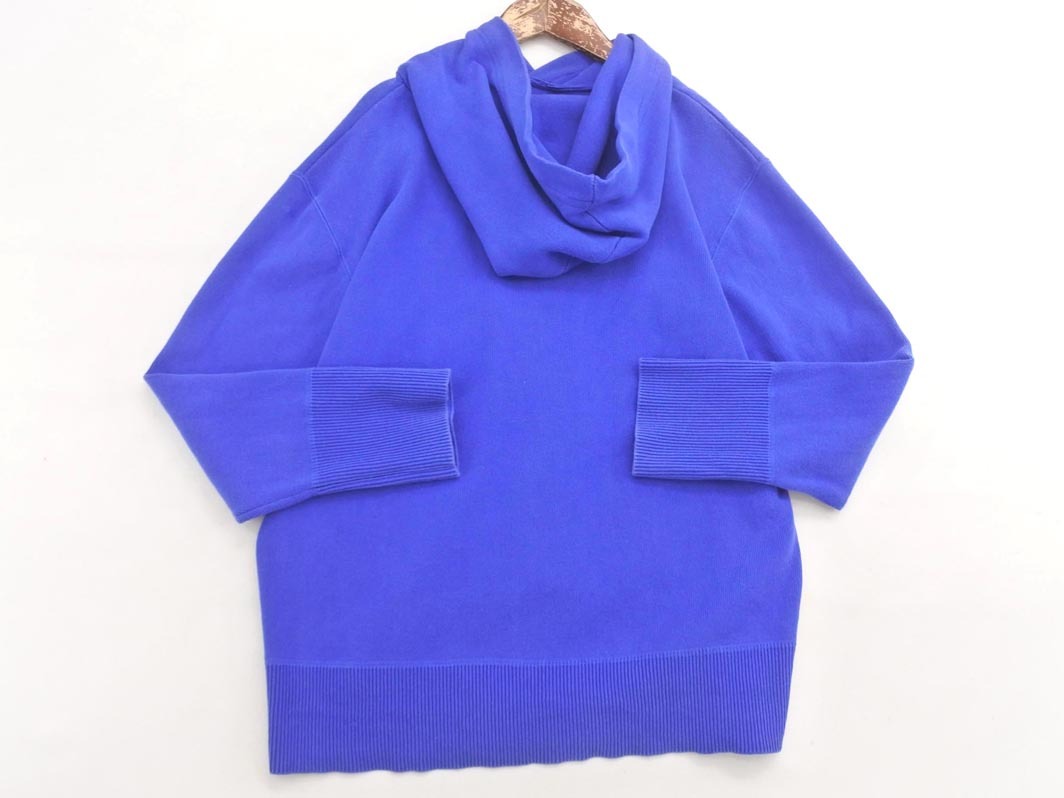 Mila Owen ミラオーウェン パーカー フード ニット セーター size0/青 ◇■ ☆ fib9 レディース_画像6