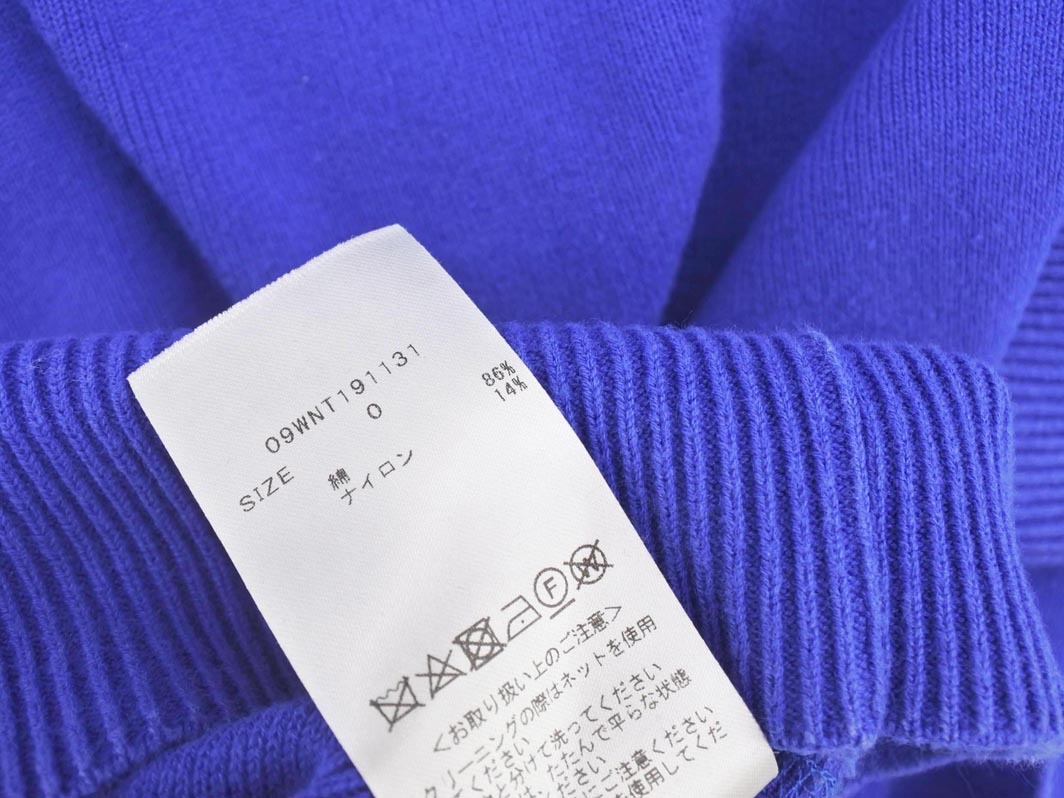 Mila Owen ミラオーウェン パーカー フード ニット セーター size0/青 ◇■ ☆ fib9 レディース_画像7