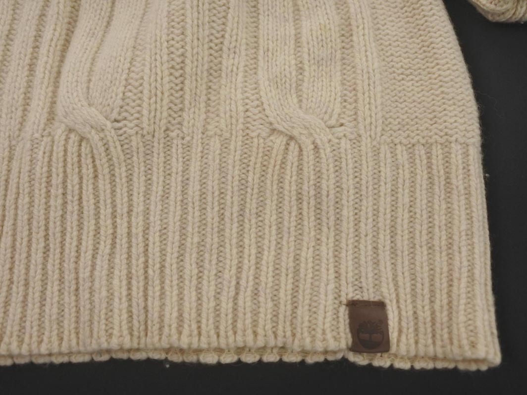 Timberland ティンバーランド ケーブル編み ニット ワンピース sizeM/アイボリー ◇■ ☆ fib8 レディース