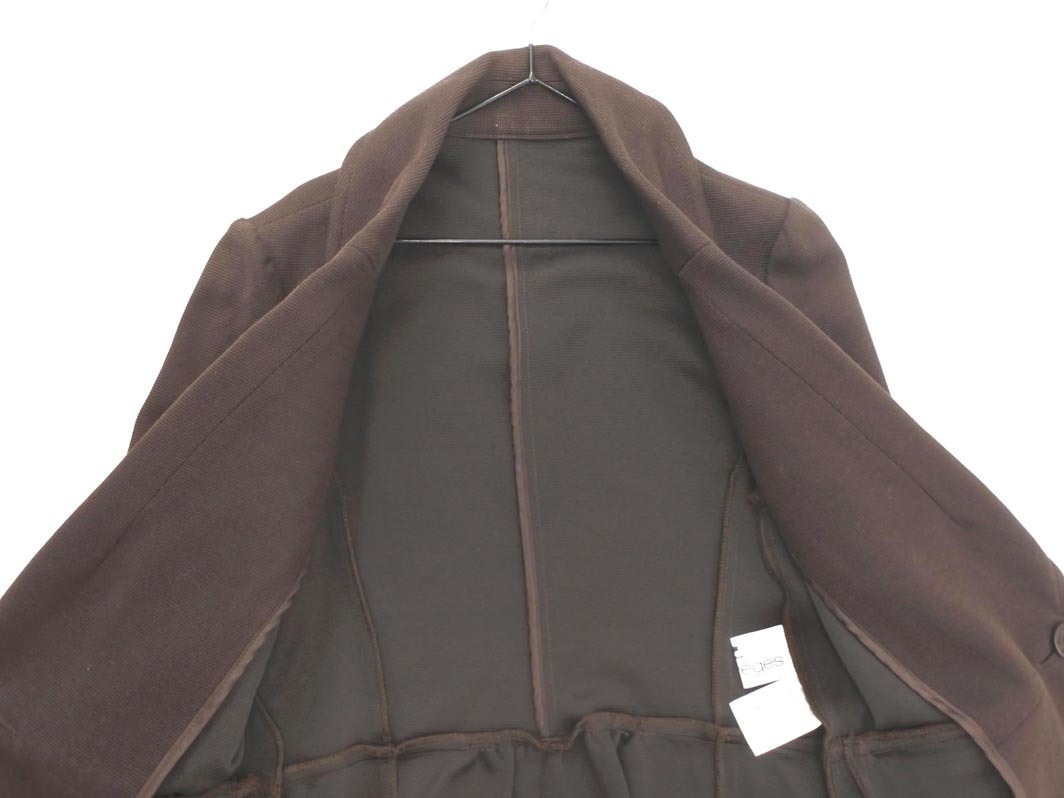 Courreges クレージュ テーラード ジャケット size9R/茶 ◇■ ☆ fib9 レディース