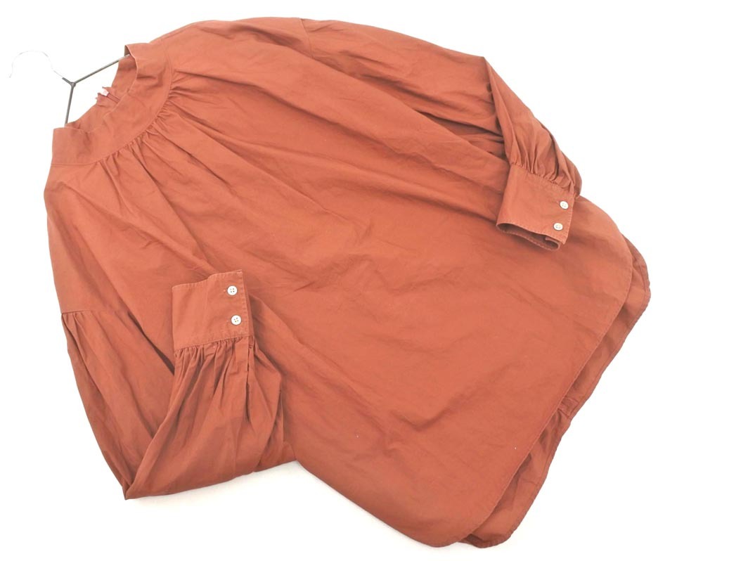 JOURNAL STANDARD relume ジャーナルスタンダードレリューム プルオーバー ブラウス シャツ sizeF/茶 ◇■ ☆ fib9 レディース_画像1