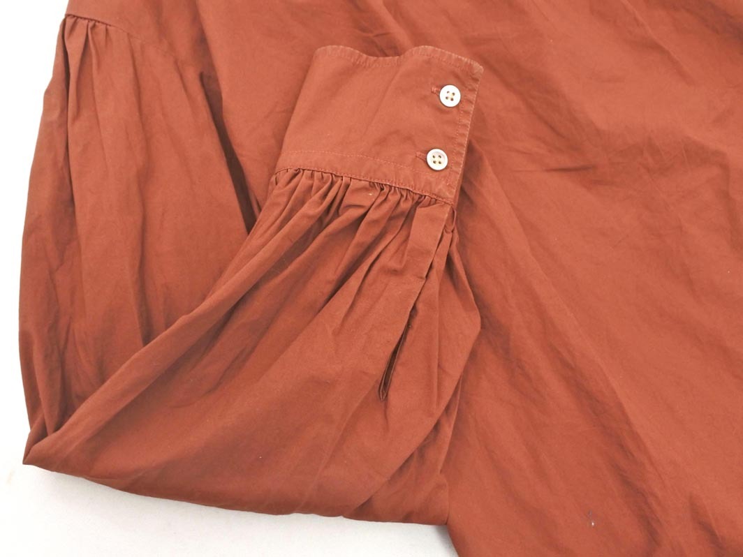 JOURNAL STANDARD relume ジャーナルスタンダードレリューム プルオーバー ブラウス シャツ sizeF/茶 ◇■ ☆ fib9 レディース_画像4