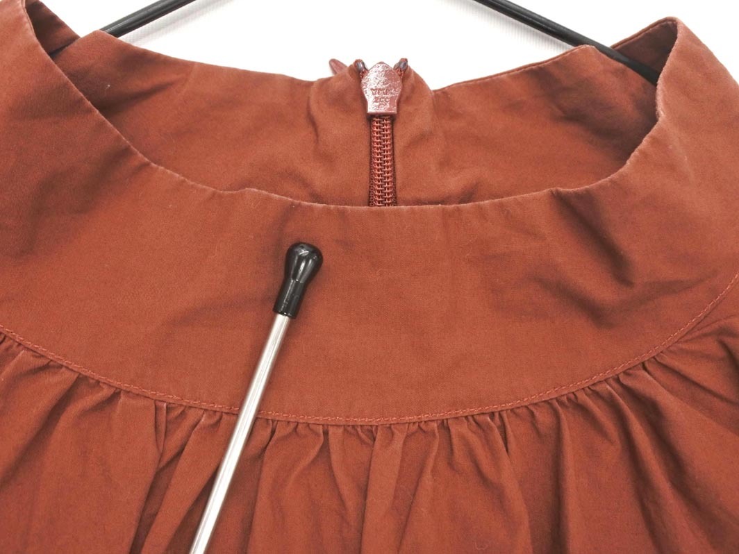 JOURNAL STANDARD relume ジャーナルスタンダードレリューム プルオーバー ブラウス シャツ sizeF/茶 ◇■ ☆ fib9 レディース_画像5