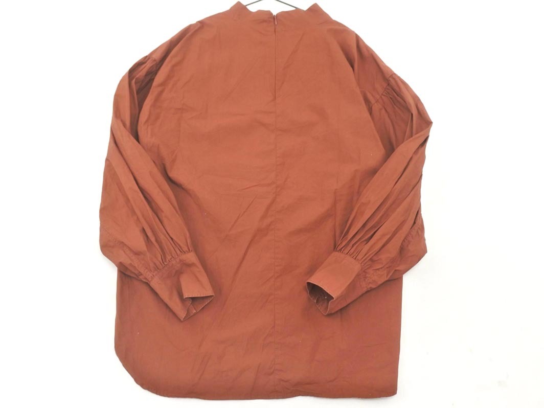 JOURNAL STANDARD relume ジャーナルスタンダードレリューム プルオーバー ブラウス シャツ sizeF/茶 ◇■ ☆ fib9 レディース_画像7