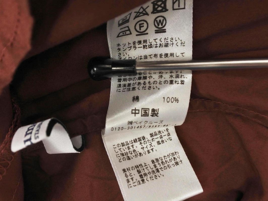 JOURNAL STANDARD relume ジャーナルスタンダードレリューム プルオーバー ブラウス シャツ sizeF/茶 ◇■ ☆ fib9 レディース_画像8