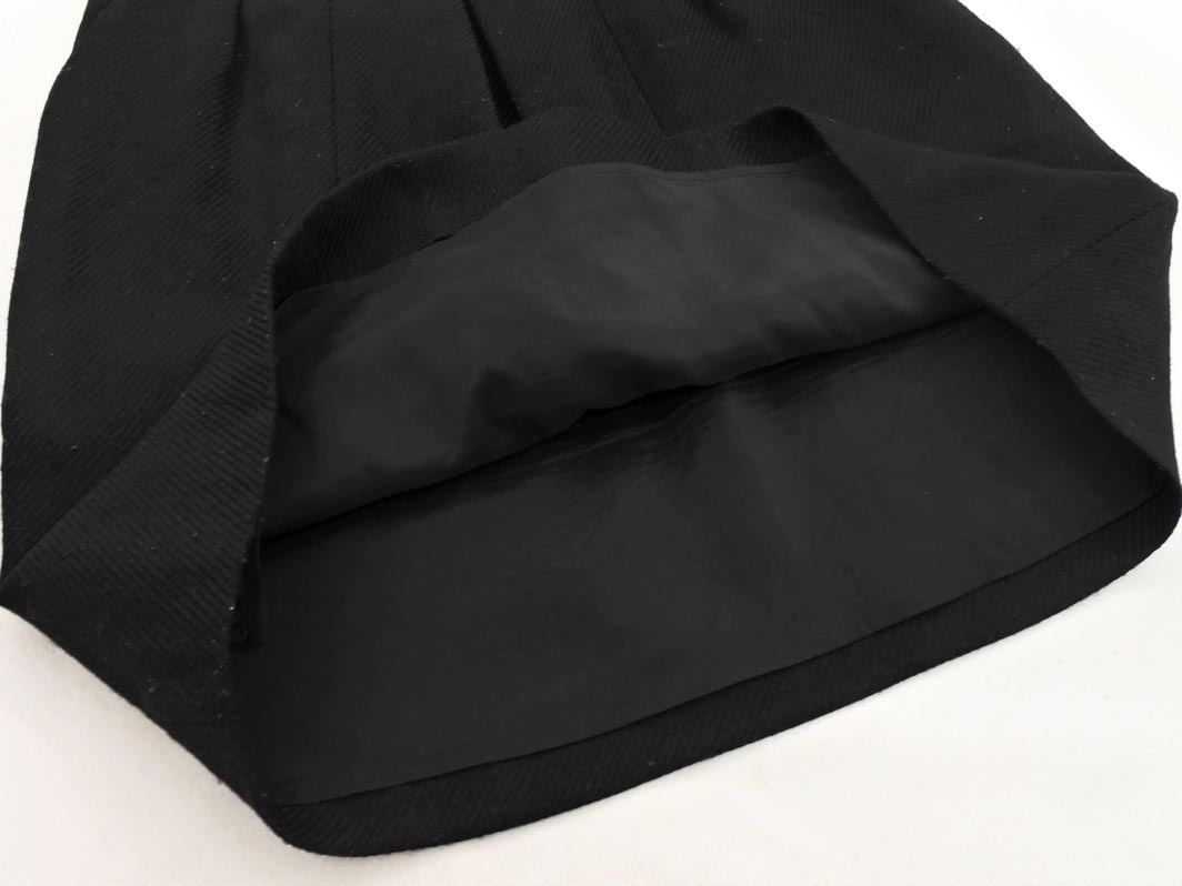 UNTITLED Untitled шерсть 100% юбка size1/ чёрный *# * fib8 женский 