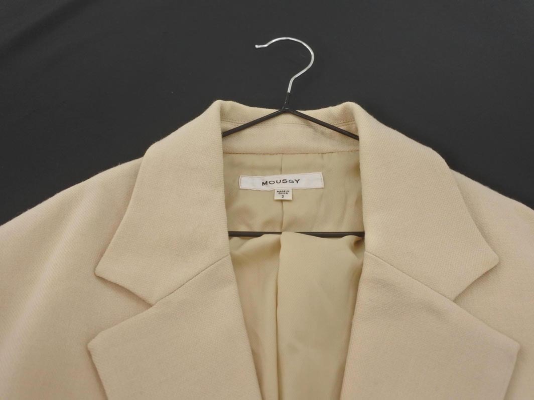 MOUSSY マウジー チェスター コート size2/ベージュ ◇■ ☆ fib9 レディース_画像4