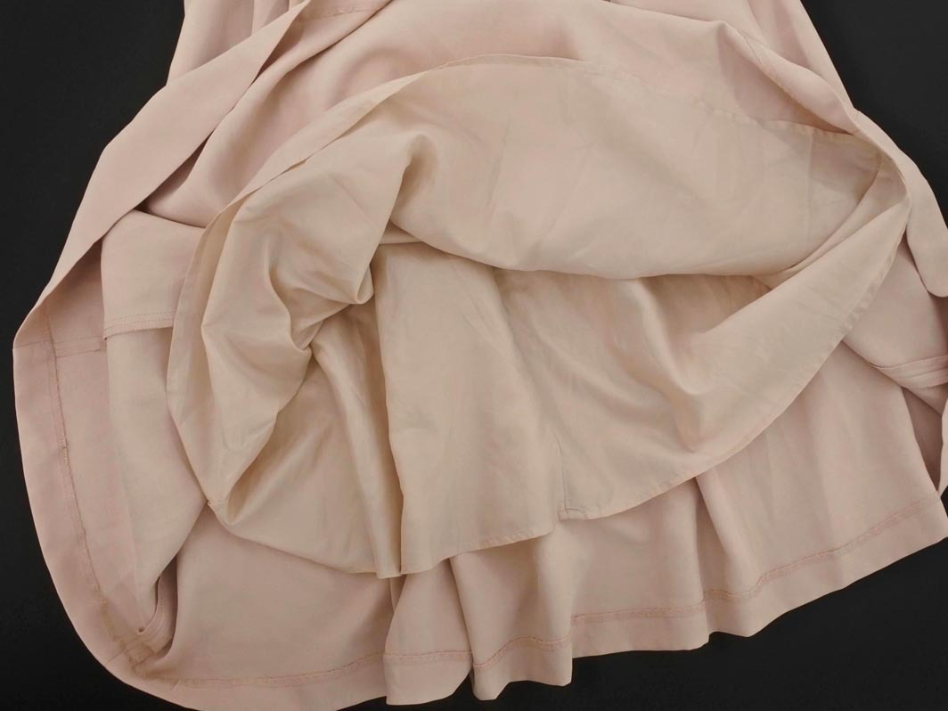 KUMIKYOKU 組曲 タック ロング スカート size1/ベージュ ◇■ ☆ fib9 レディース